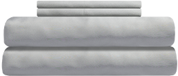Gris p&acirc;le draps en Bambou Douglas