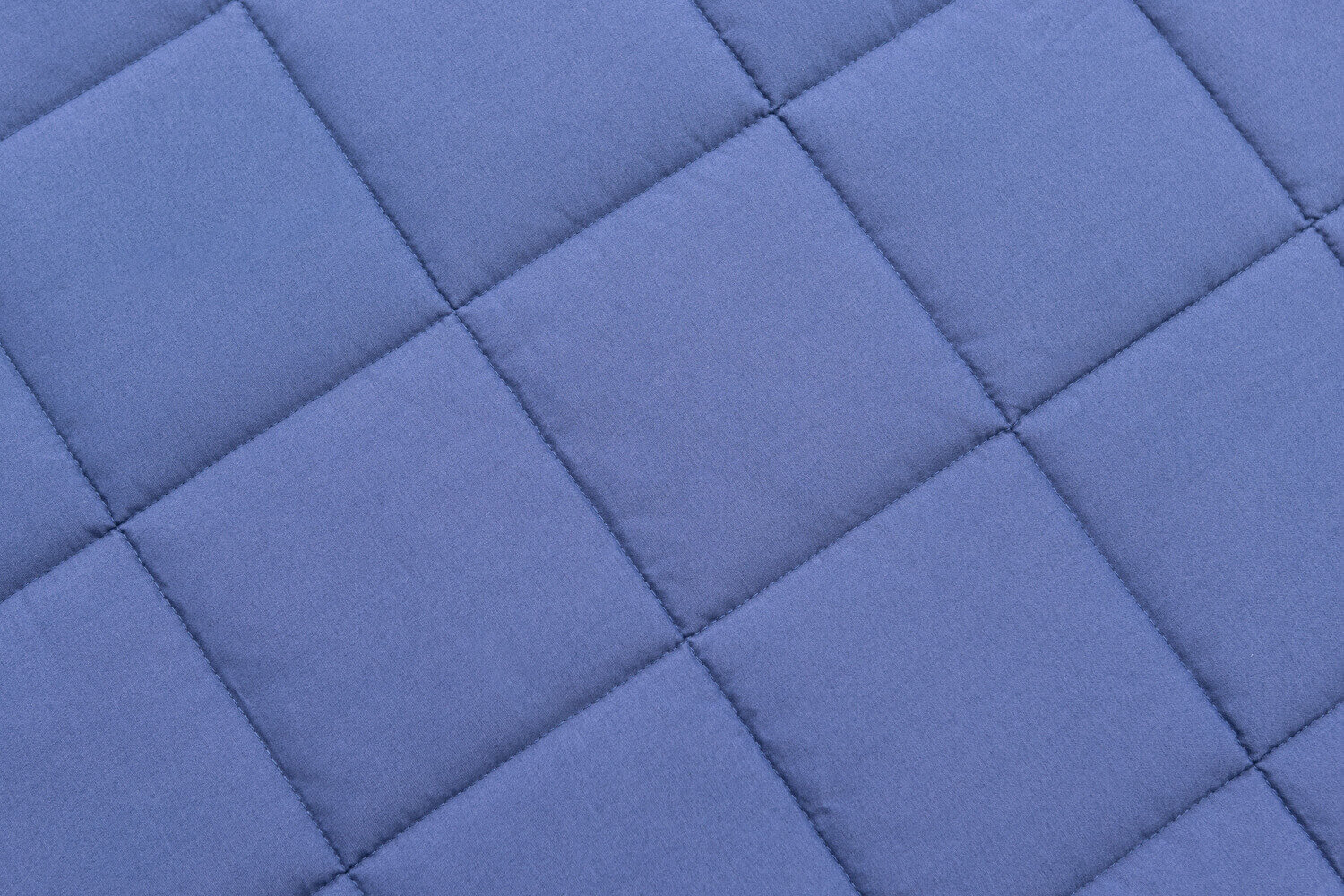 Closeup of the quilted panels and stitching on Weighted Blanket 