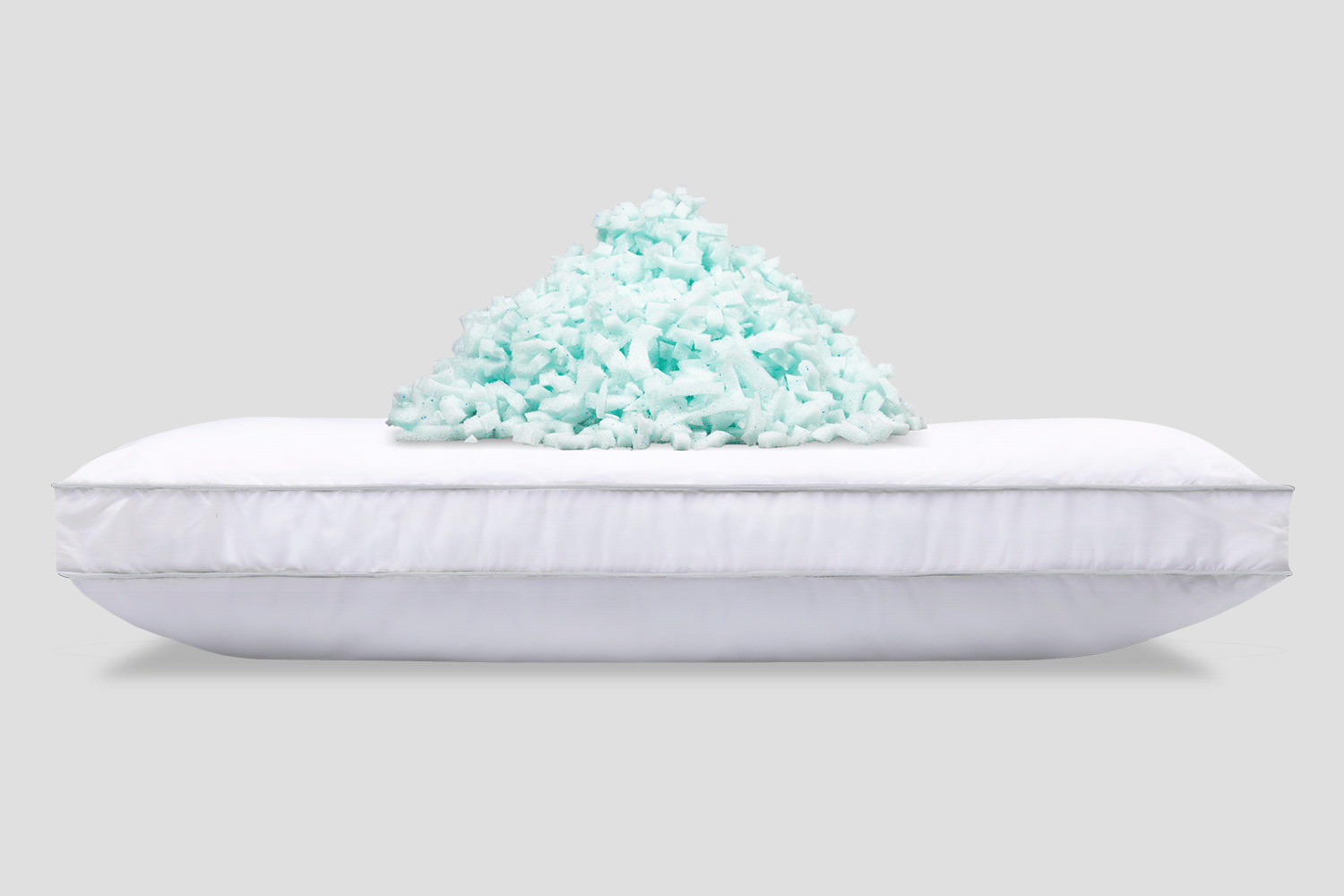 Different loft options of the Octave Adjustable Memory Foam Pillow