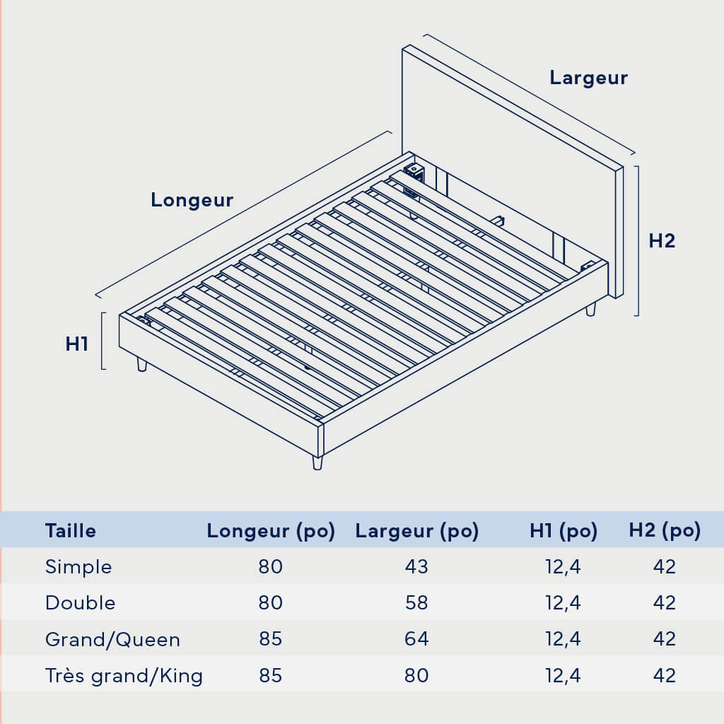 Base de lit rembourrée - Image 7